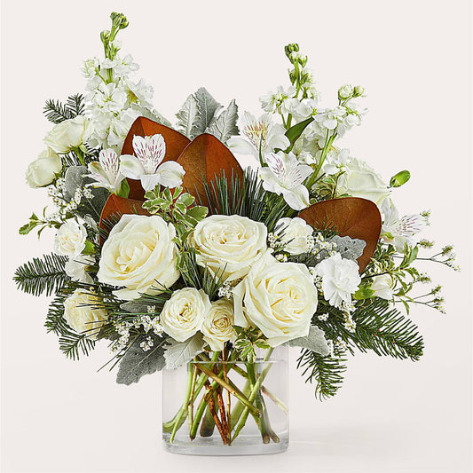 Fresh Snowfall Bouquet – DIVINE FLORAL & GIFTS, Arlington TX