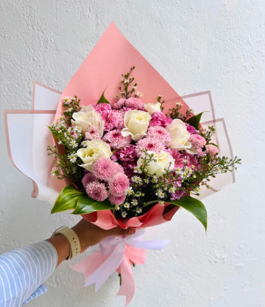 Assorted Florist Quality Luxury Wrapped Bouquets for Commencement and Other Events